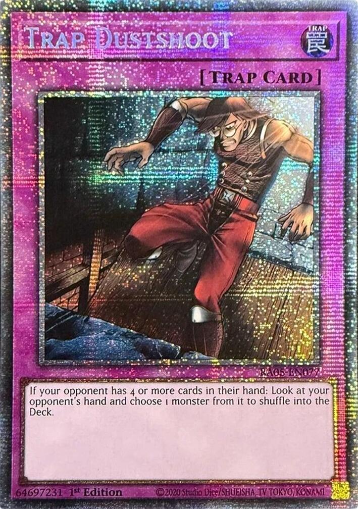 Trap Dustshoot (Starlight Rare) [RA05-EN077] Starlight Rare | Galaxy Games LLC