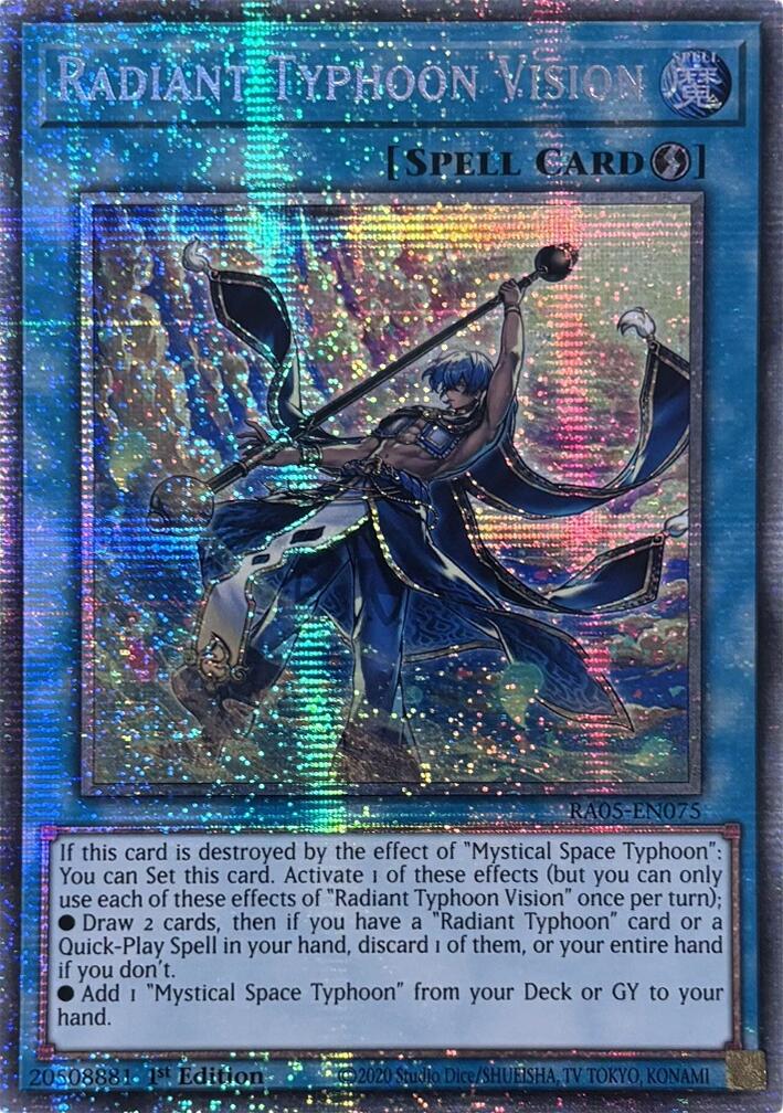 Radiant Typhoon Vision (Starlight Rare) [RA05-EN075] Starlight Rare | Galaxy Games LLC
