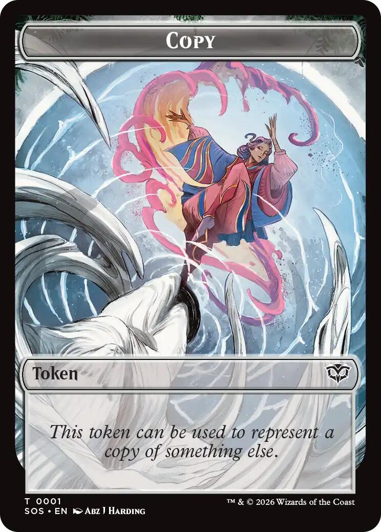 Contract // Copy Double-Sided Token [Secrets of Strixhaven Commander Tokens] | Galaxy Games LLC