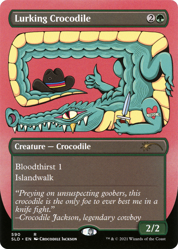 Lurking Crocodile [Secret Lair Drop Promos] | Galaxy Games LLC