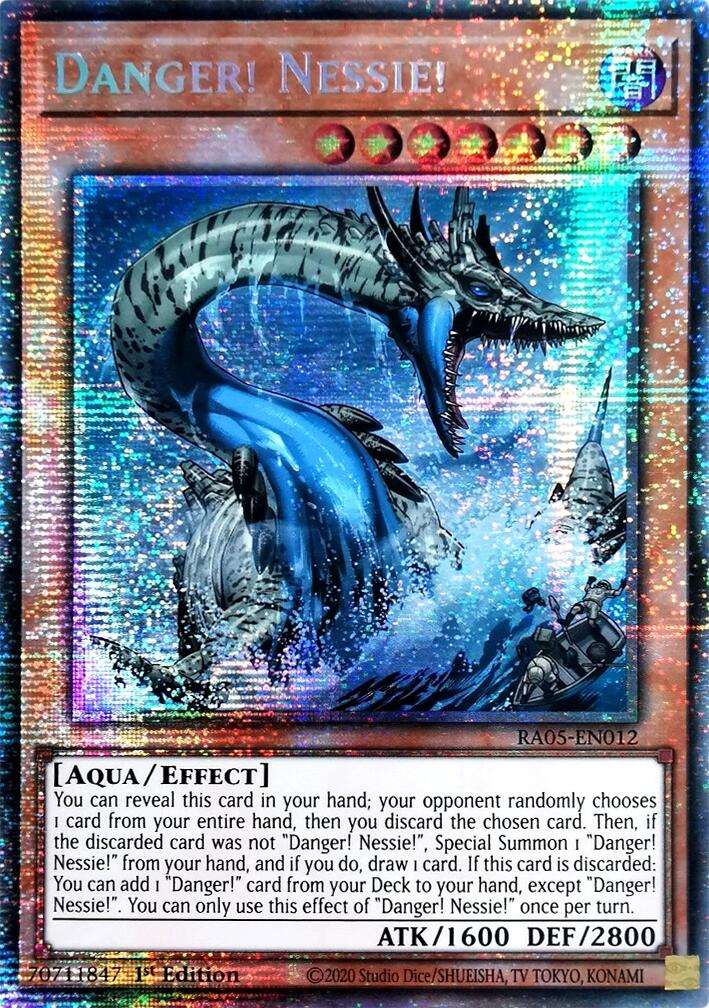 Danger! Nessie! (Starlight Rare) [RA05-EN012] Starlight Rare | Galaxy Games LLC