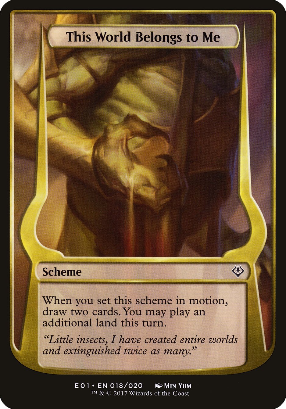 This World Belongs to Me (Schemes) [Archenemy: Nicol Bolas Schemes] –  Galaxy Games LLC