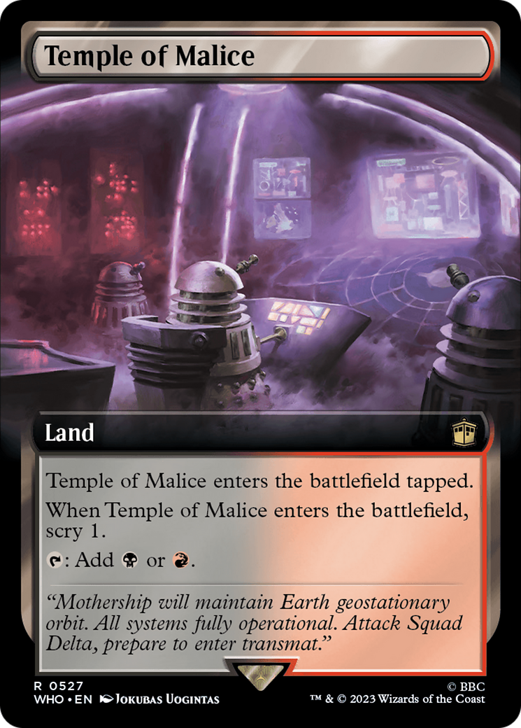 Temple of Malice (Extended Art) [Doctor Who] | Galaxy Games LLC