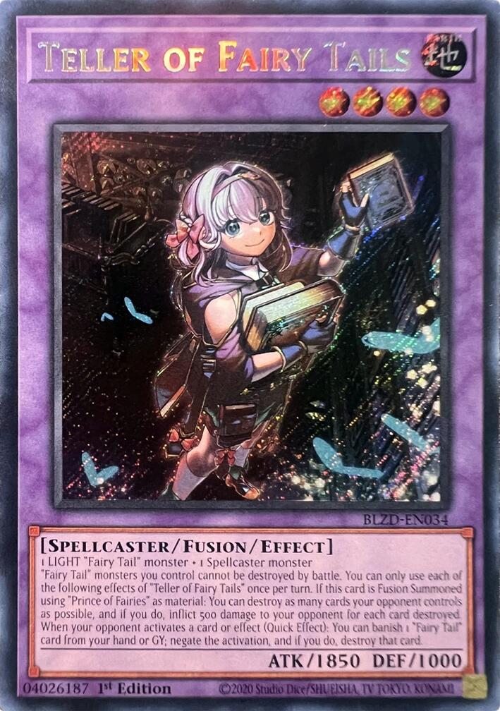 Teller of Fairy Tails [BLZD-EN034] Secret Rare | Galaxy Games LLC