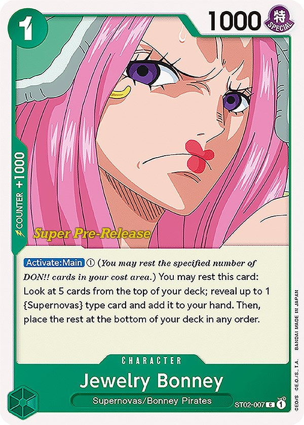 Jewelry Bonney [Super Pre-Release Starter Deck: Worst Generation] | Galaxy Games LLC