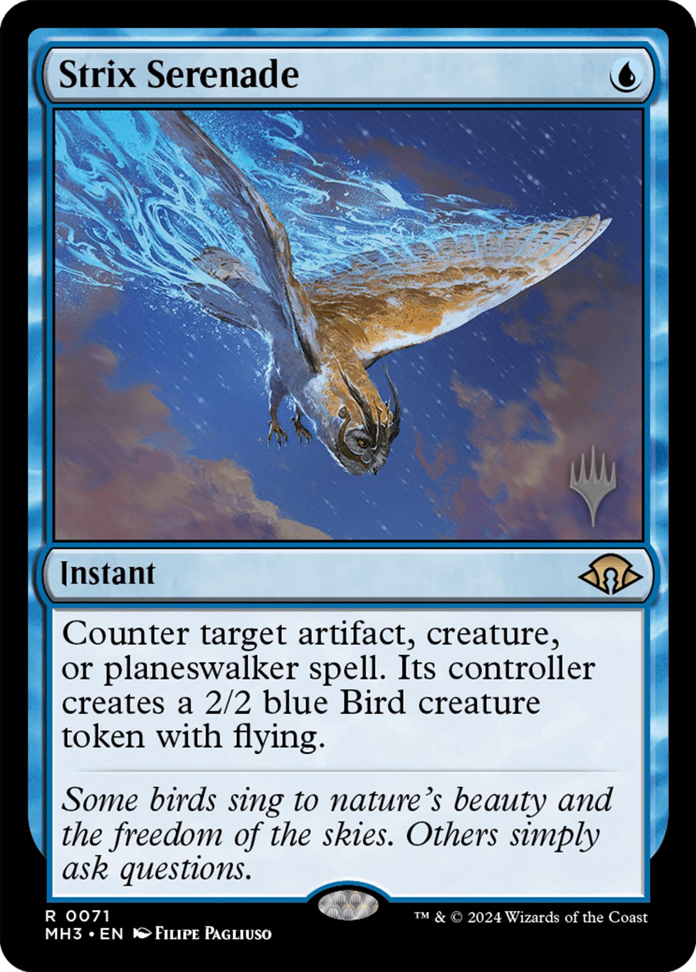 Strix Serenade [Modern Horizons 3 Promos] | Galaxy Games LLC
