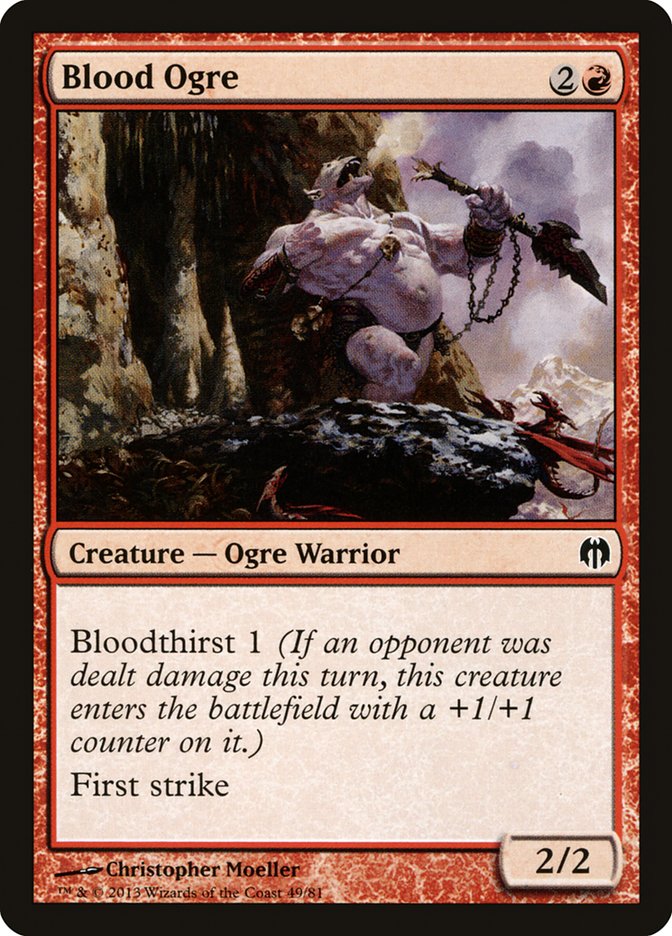 Blood Ogre [Duel Decks: Heroes vs. Monsters] | Galaxy Games LLC