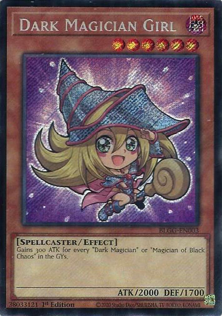 Dark Magician Girl [BLGG-EN003] Secret Rare | Galaxy Games LLC