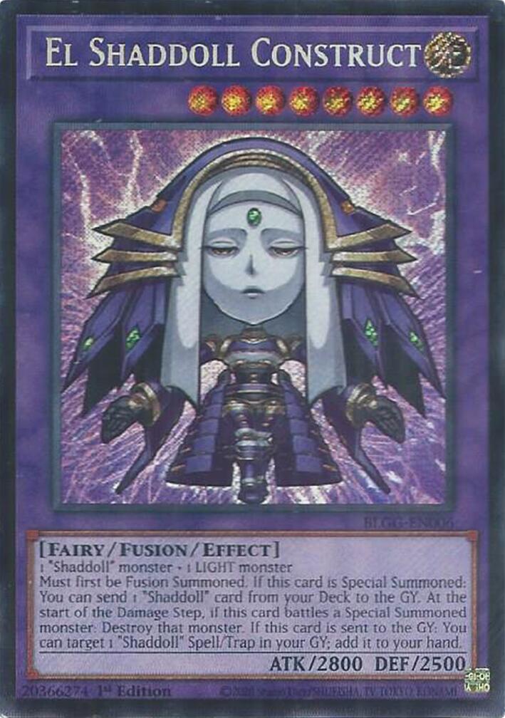 El Shaddoll Construct [BLGG-EN006] Secret Rare | Galaxy Games LLC