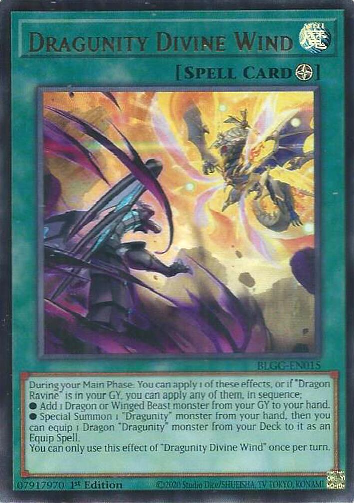 Dragunity Divine Wind [BLGG-EN015] Ultra Rare | Galaxy Games LLC