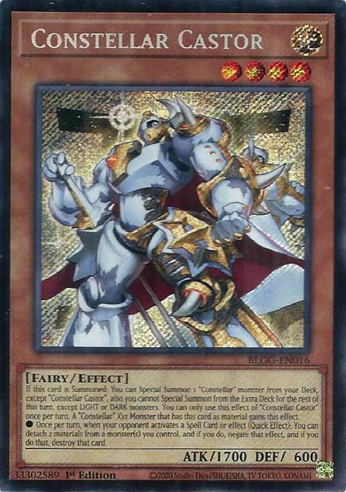 Constellar Castor [BLGG-EN016] Secret Rare | Galaxy Games LLC