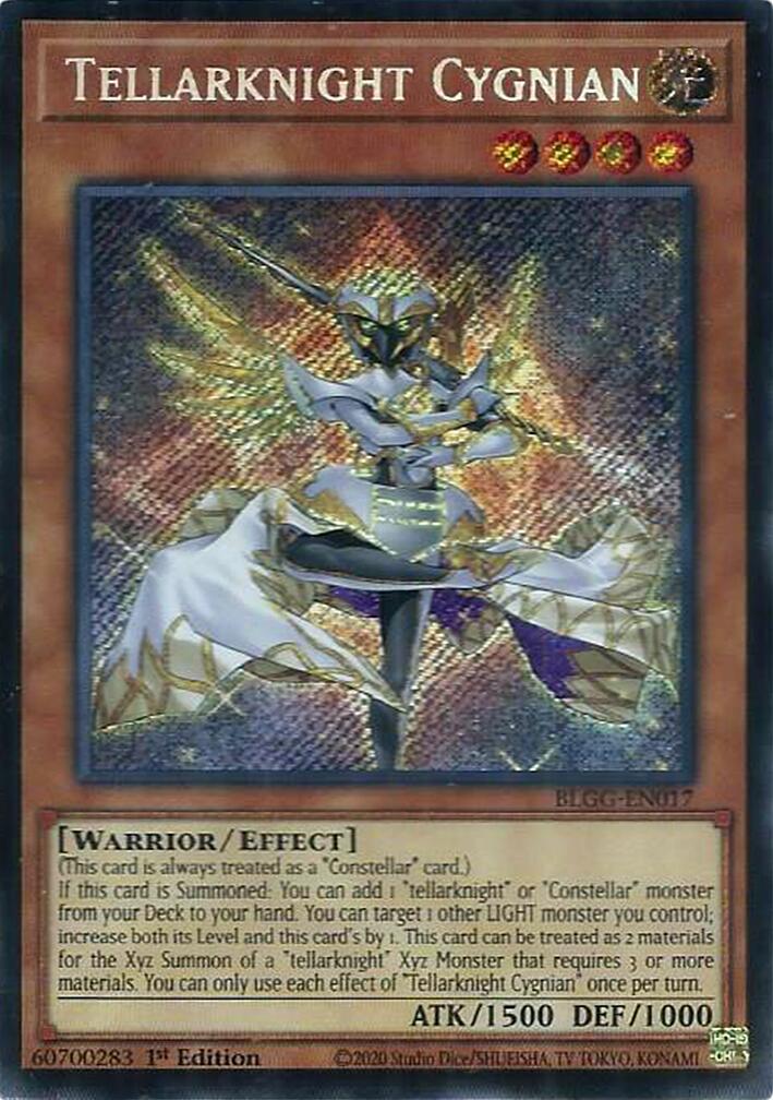 Tellarknight Cygnian [BLGG-EN017] Secret Rare | Galaxy Games LLC