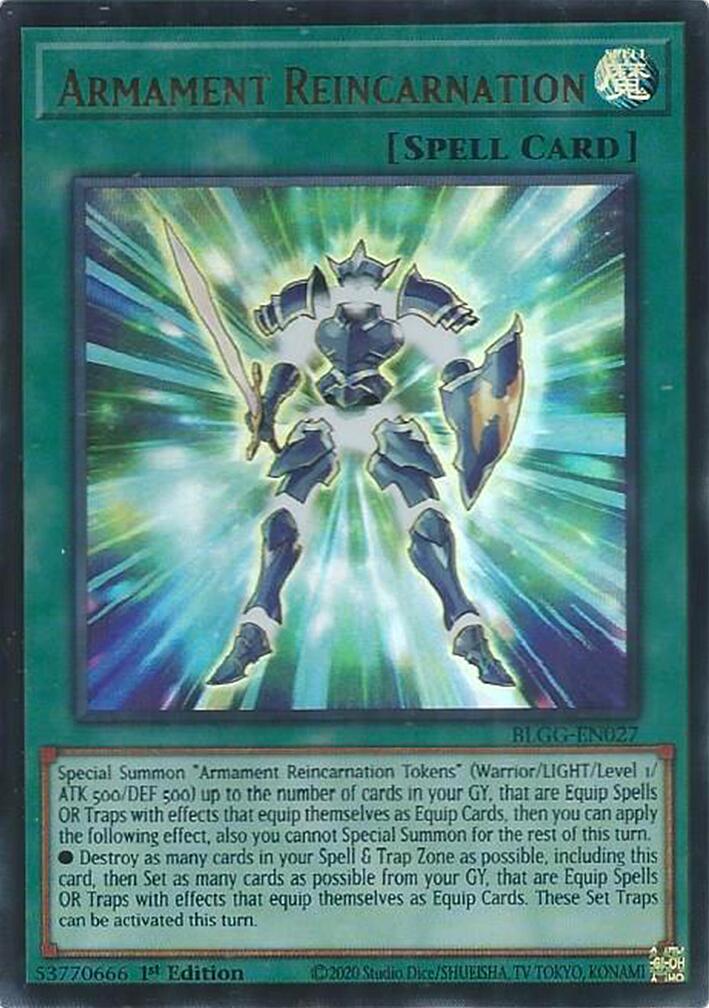 Armament Reincarnation [BLGG-EN027] Ultra Rare | Galaxy Games LLC