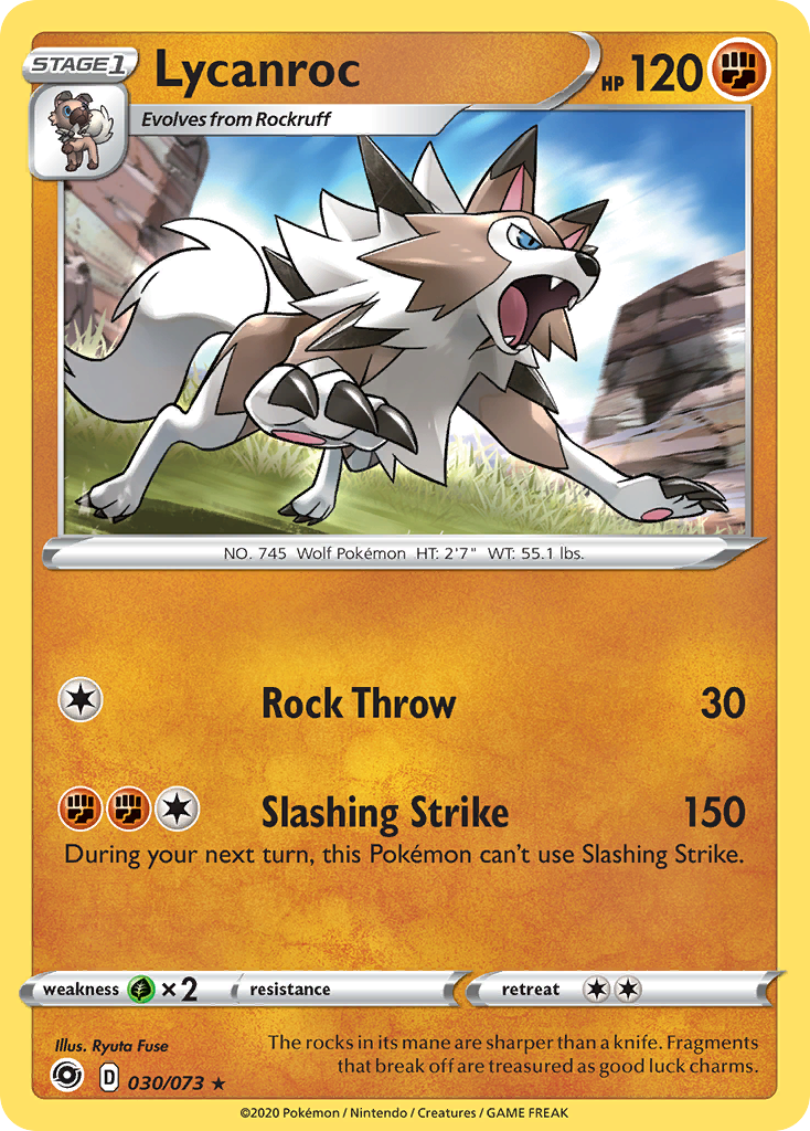 Lycanroc (030/073) [Sword & Shield: Champion's Path] | Galaxy Games LLC