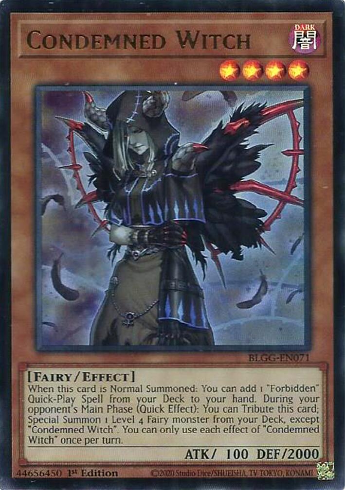Condemned Witch [BLGG-EN071] Ultra Rare | Galaxy Games LLC