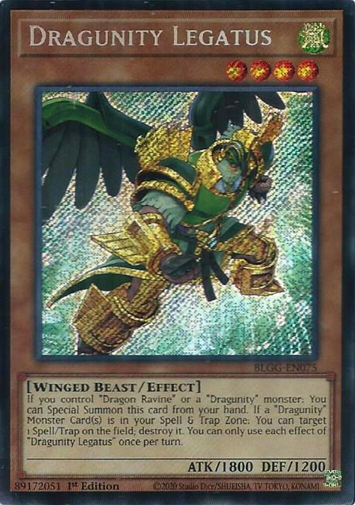 Dragunity Legatus [BLGG-EN075] Secret Rare | Galaxy Games LLC