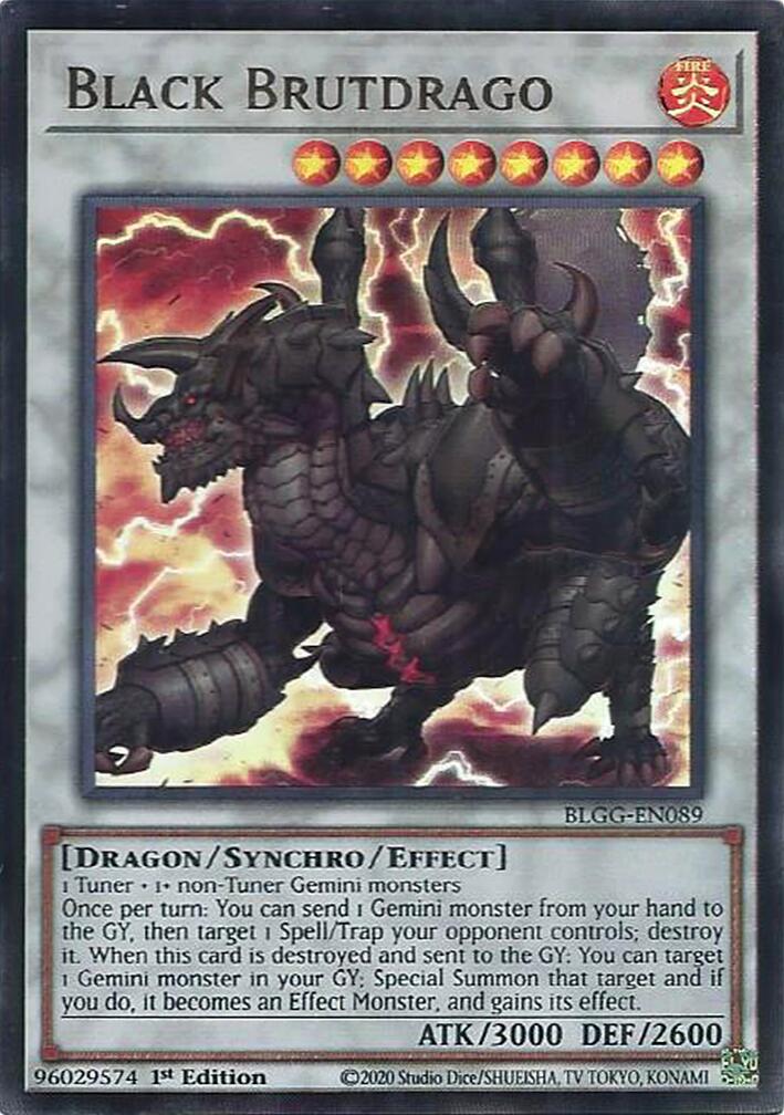 Black Brutdrago [BLGG-EN089] Ultra Rare | Galaxy Games LLC