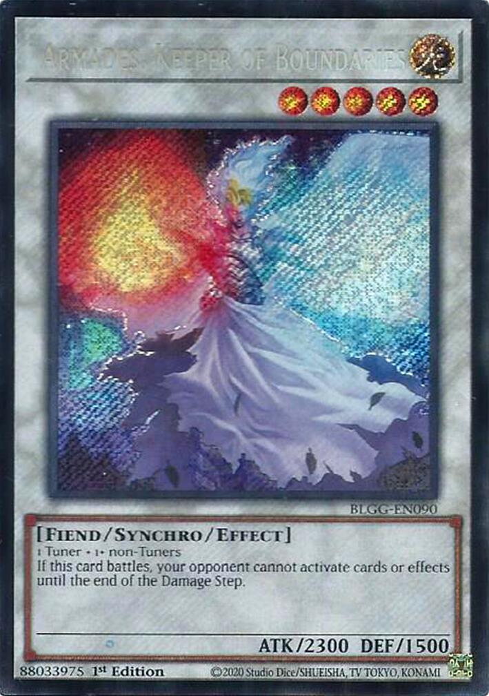 Armades, Keeper of Boundaries [BLGG-EN090] Secret Rare | Galaxy Games LLC