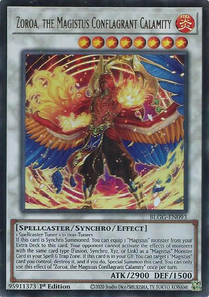 Zoroa, the Magistus Conflagrant Calamity [BLGG-EN093] Ultra Rare | Galaxy Games LLC