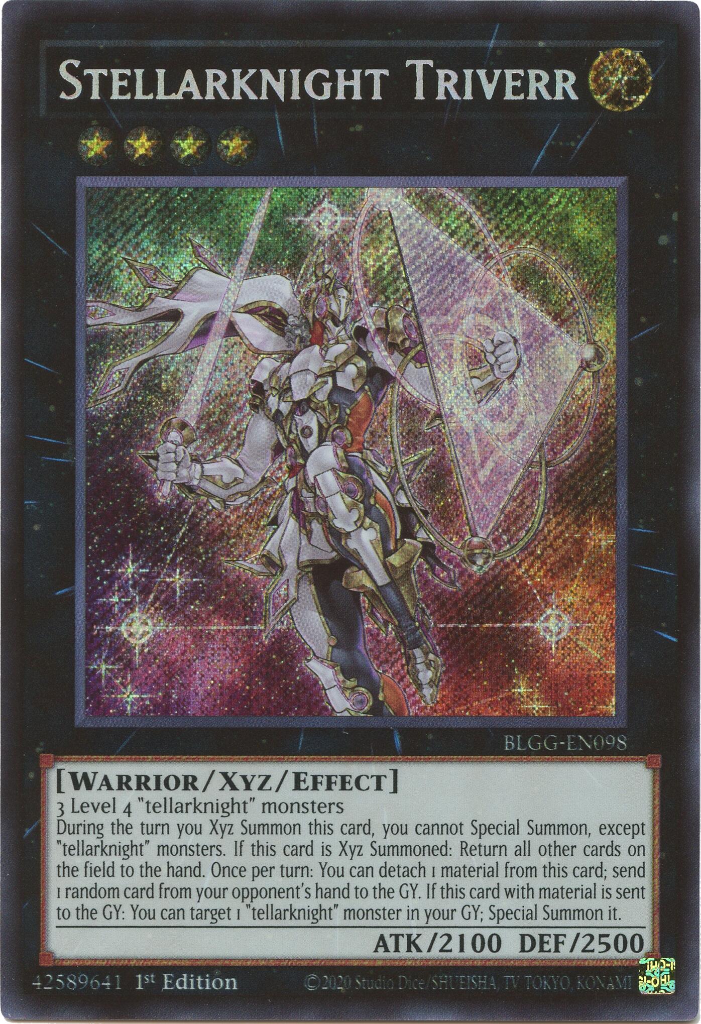 Stellarknight Triverr [BLGG-EN098] Secret Rare | Galaxy Games LLC