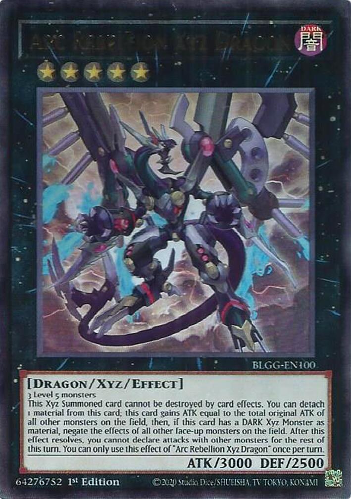 Arc Rebellion Xyz Dragon [BLGG-EN100] Ultra Rare | Galaxy Games LLC