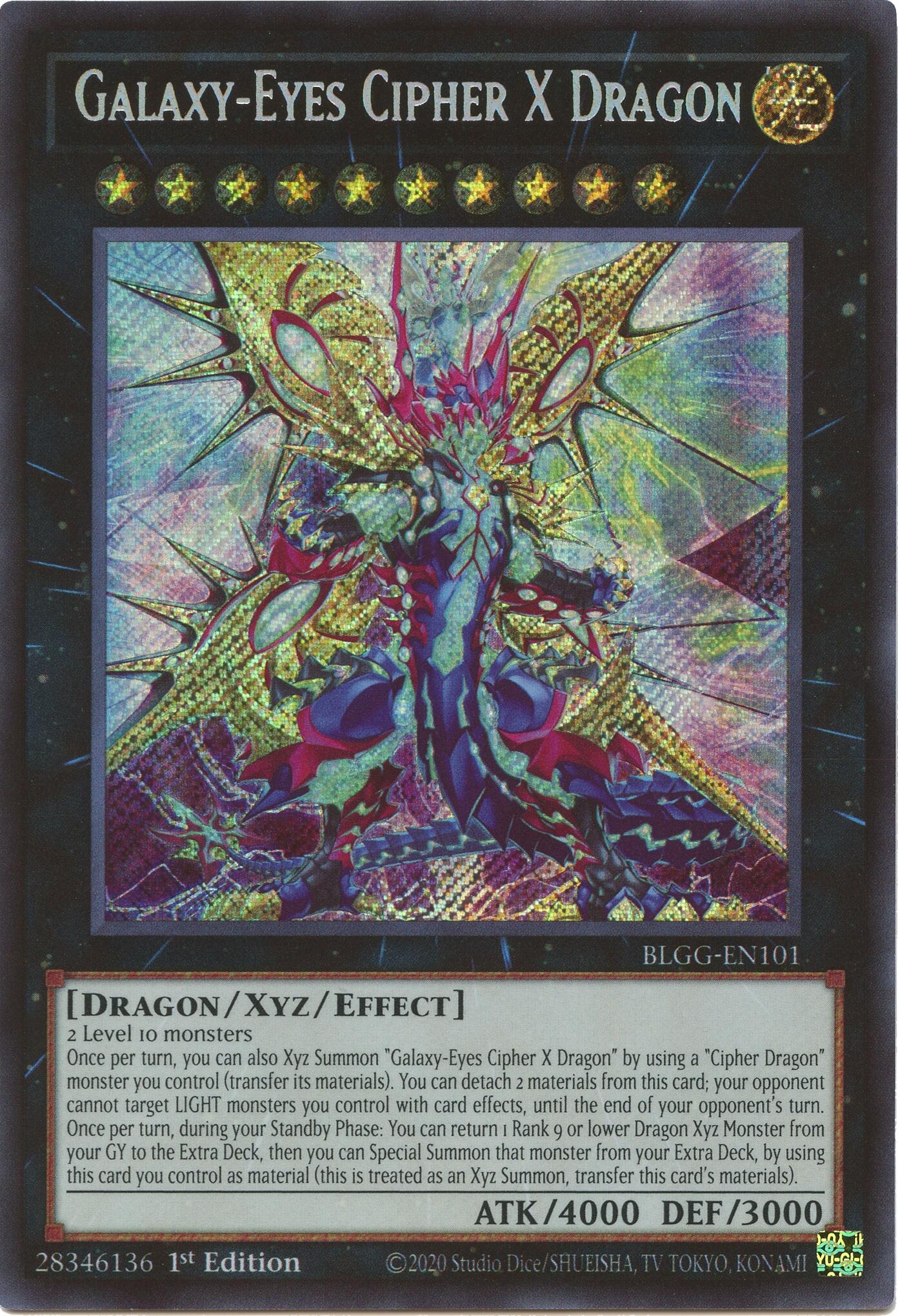 Galaxy-Eyes Cipher X Dragon [BLGG-EN101] Secret Rare | Galaxy Games LLC