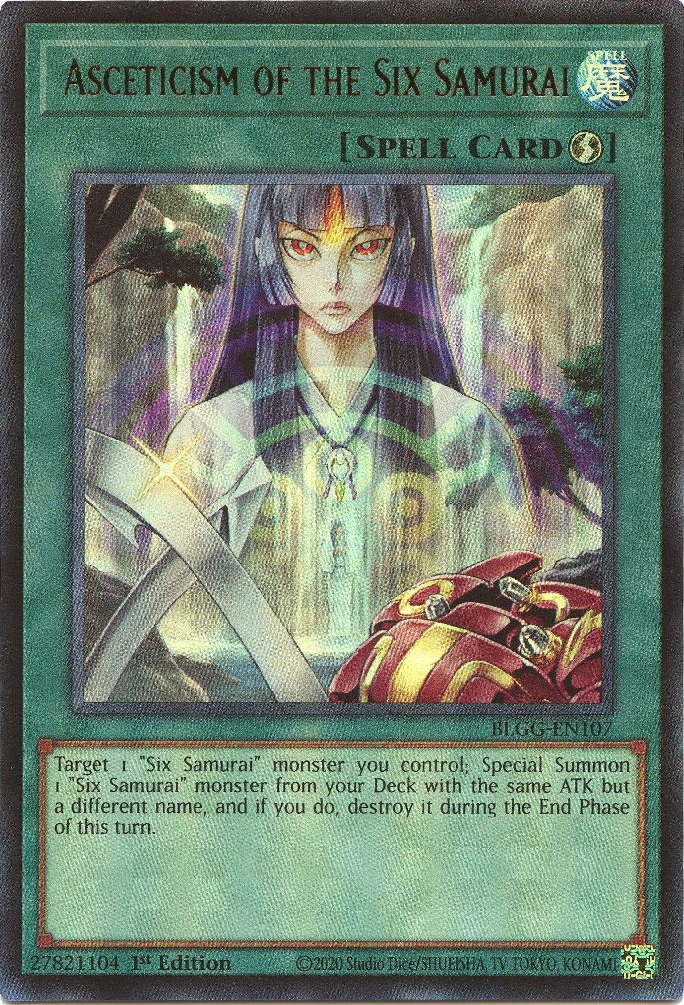 Asceticism of the Six Samurai [BLGG-EN107] Ultra Rare | Galaxy Games LLC