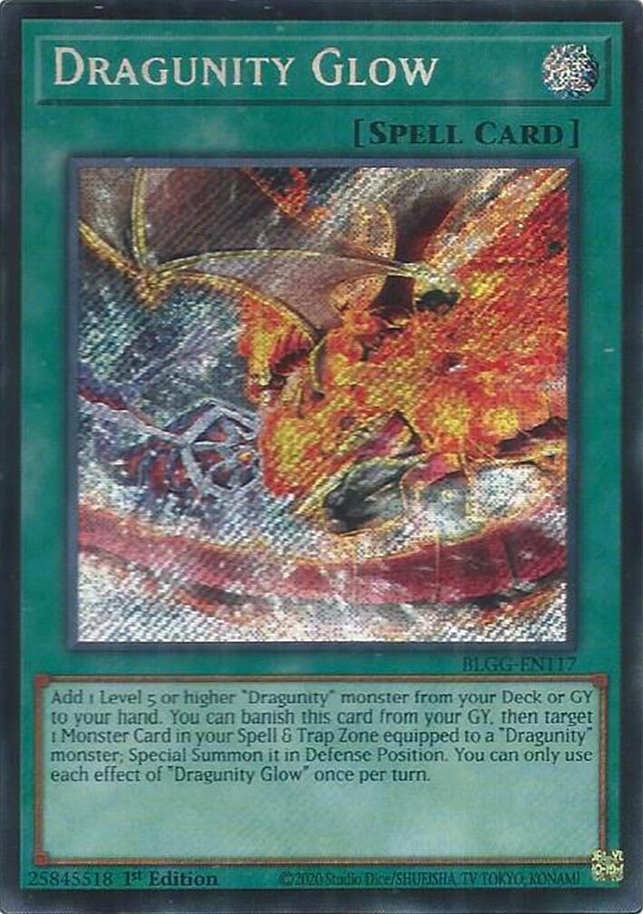 Dragunity Glow [BLGG-EN117] Secret Rare | Galaxy Games LLC