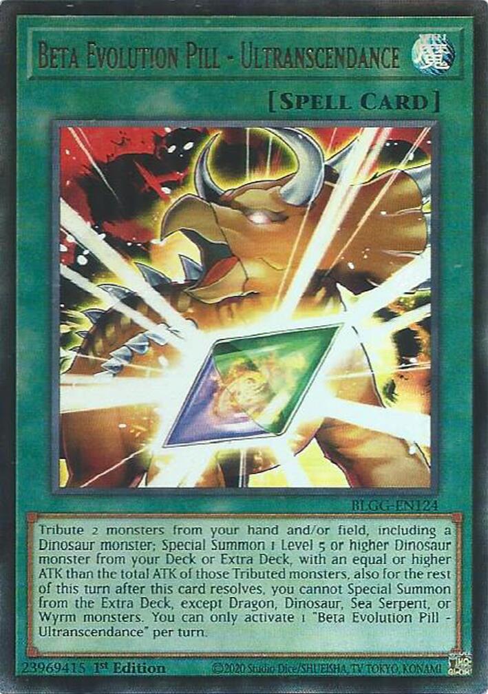 Beta Evolution Pill - Ultranscendance [BLGG-EN124] Ultra Rare | Galaxy Games LLC