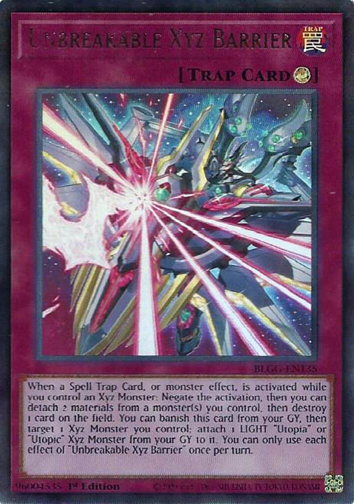 Unbreakable Xyz Barrier [BLGG-EN135] Ultra Rare | Galaxy Games LLC