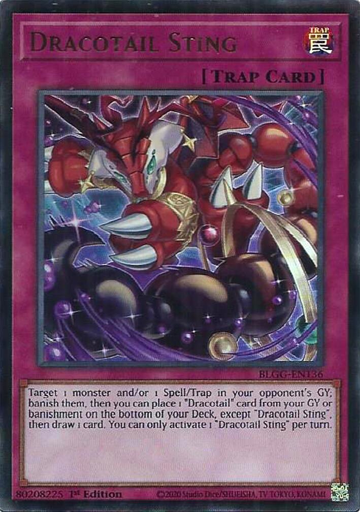 Dracotail Sting [BLGG-EN136] Ultra Rare | Galaxy Games LLC
