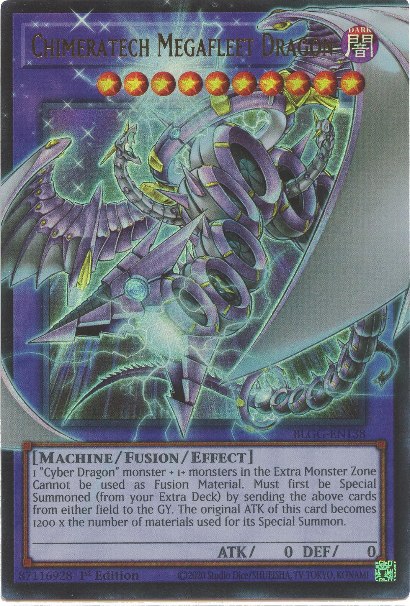 Chimeratech Megafleet Dragon [BLGG-EN138] Ultra Rare | Galaxy Games LLC