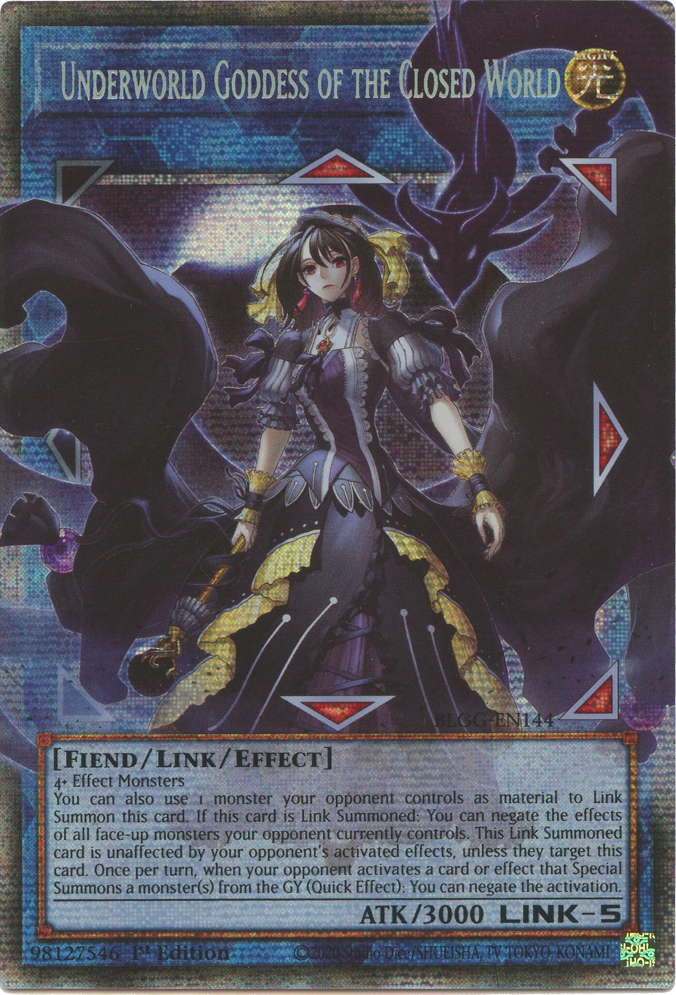 Underworld Goddess of the Closed World (Starlight Rare) [BLGG-EN144] Starlight Rare | Galaxy Games LLC