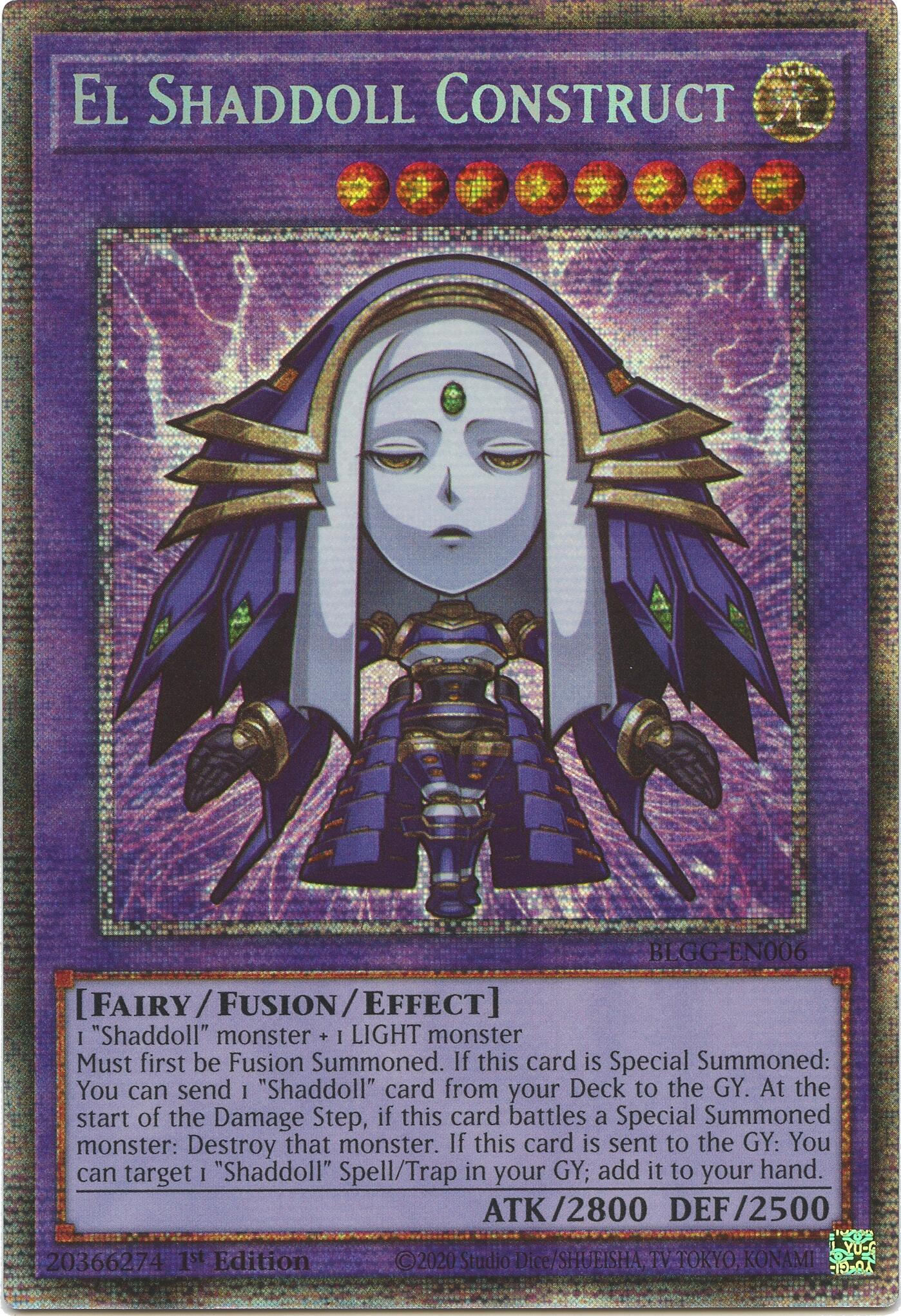 El Shaddoll Construct (Starlight Rare) [BLGG-EN006] Starlight Rare | Galaxy Games LLC