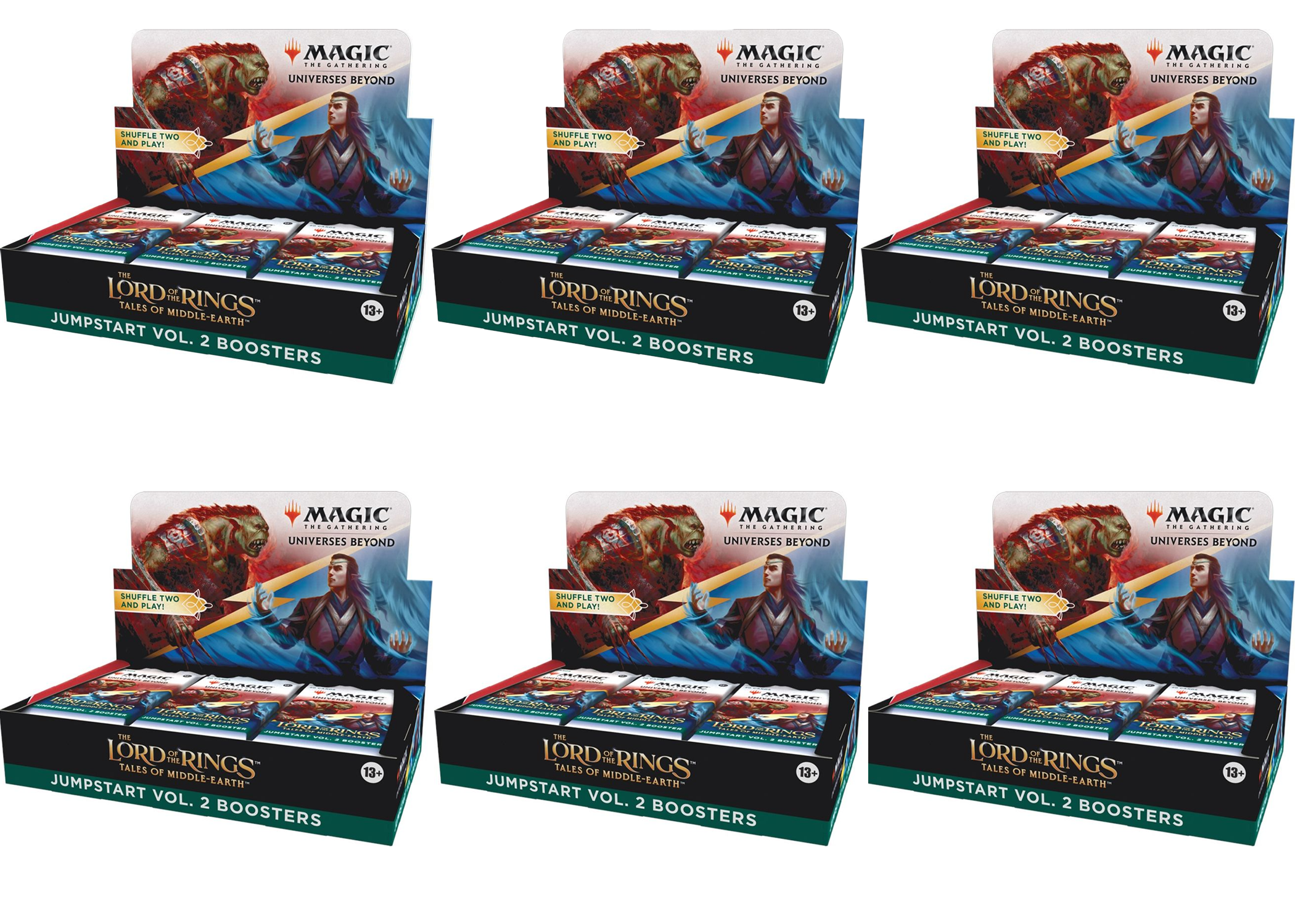 The Lord of the Rings: Tales of Middle-earth - Jumpstart Vol. 2 Booster Display Case | Galaxy Games LLC