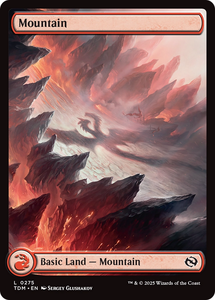 Mountain (0275) [Tarkir: Dragonstorm] | Galaxy Games LLC