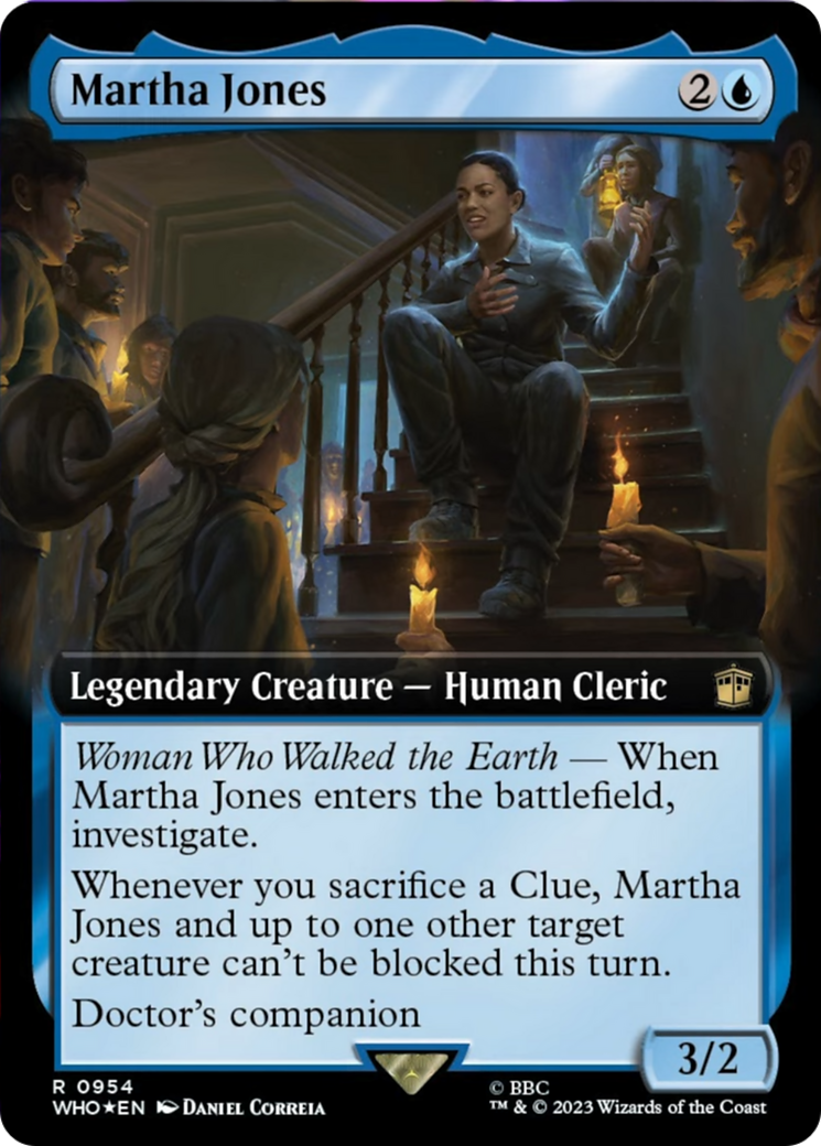 Martha Jones (Extended Art) (Surge Foil) [Doctor Who] | Galaxy Games LLC