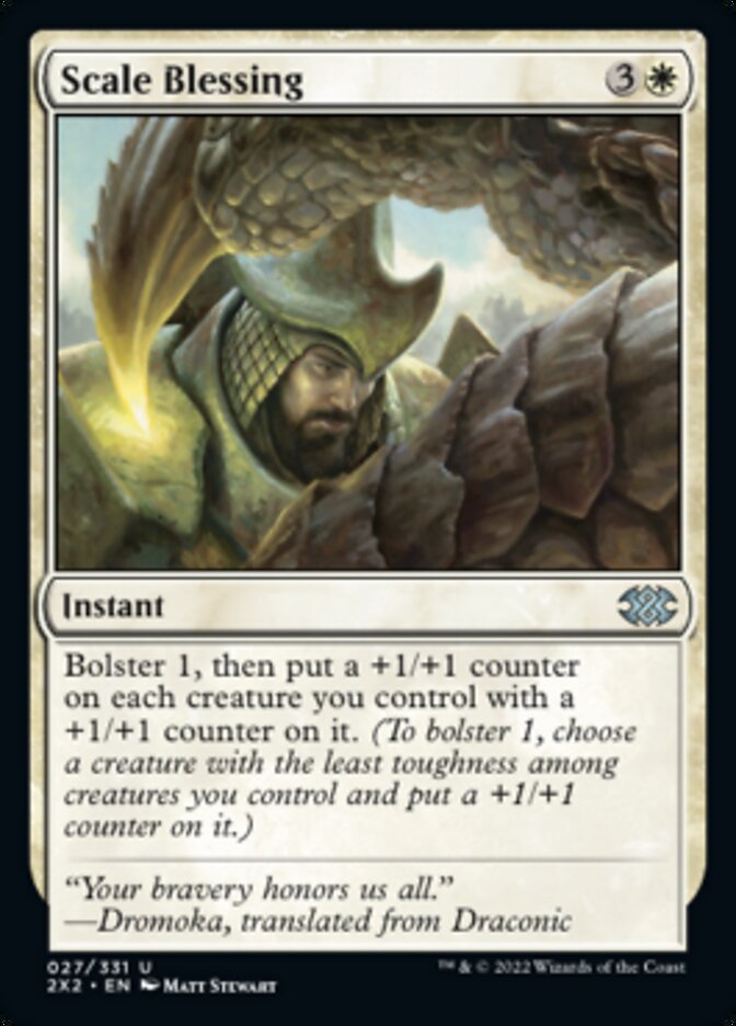 Scale Blessing [Double Masters 2022] | Galaxy Games LLC
