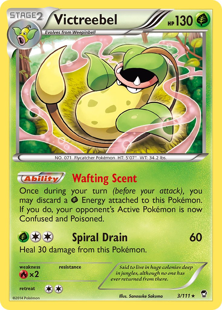 Victreebel (3/111) (Theme Deck Exclusive) [XY: Furious Fists] | Galaxy Games LLC