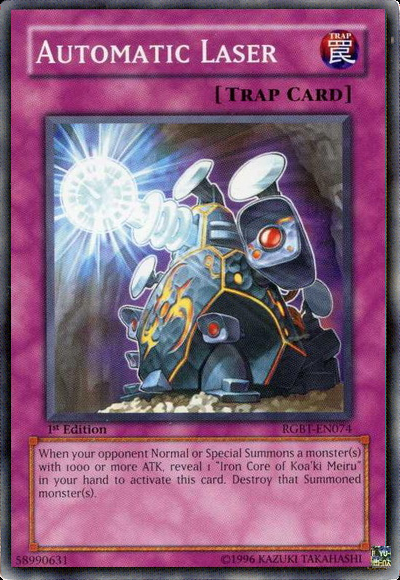 Automatic Laser [RGBT-EN074] Common | Galaxy Games LLC