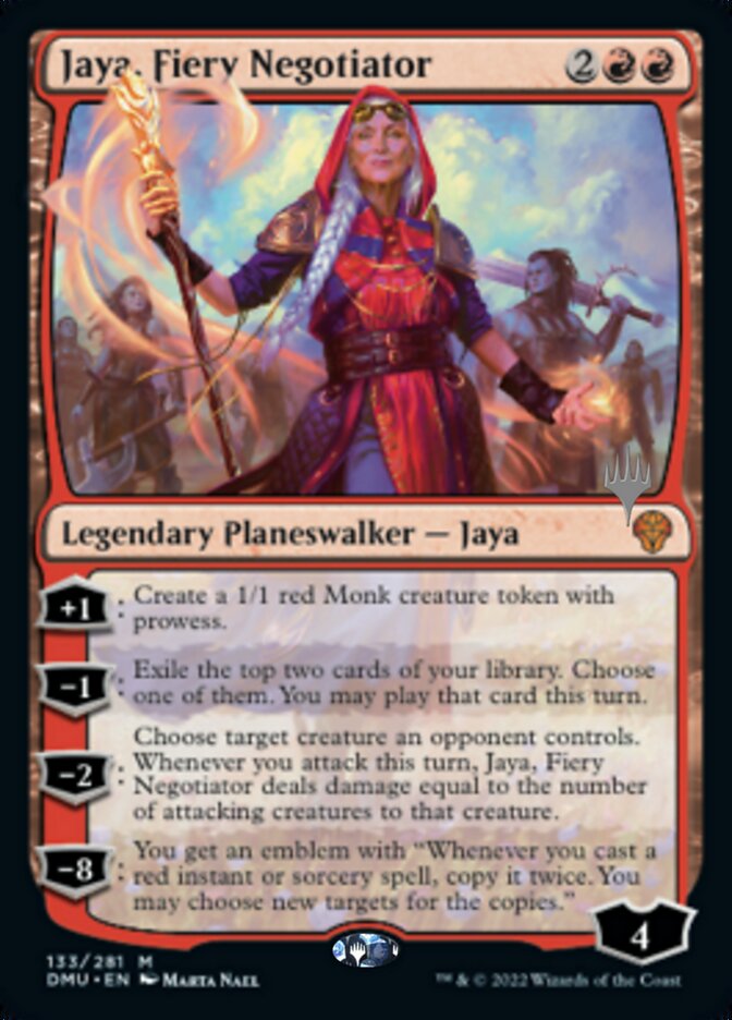 Jaya, Fiery Negotiator (Promo Pack) [Dominaria United Promos] | Galaxy Games LLC