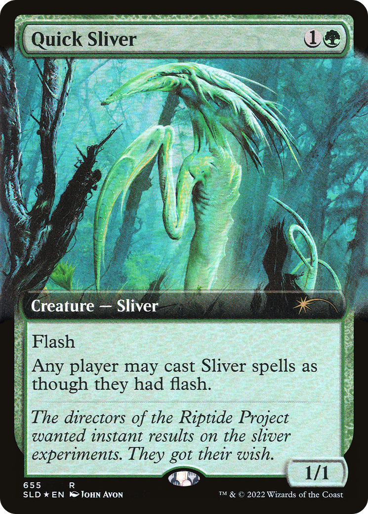 Quick Sliver (Extended Art) [Secret Lair Drop Promos] | Galaxy Games LLC