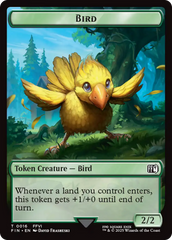 Hero (0007) // Bird (0016) Double-Sided Token [FINAL FANTASY Tokens] | Galaxy Games LLC