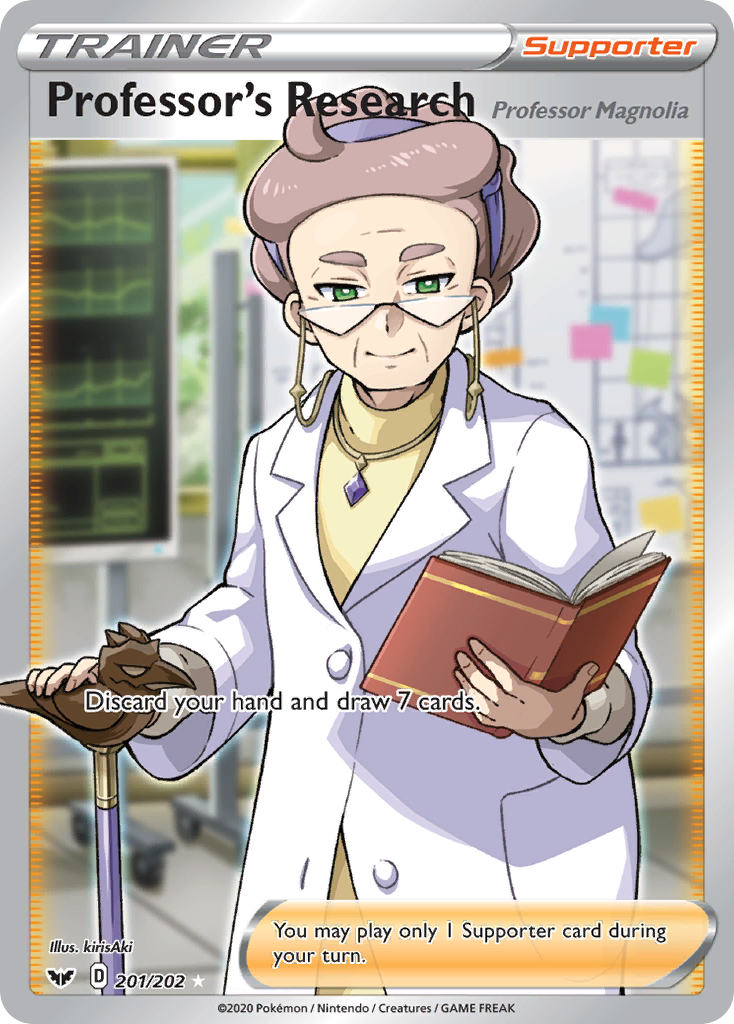 Professor's Research (201/202) (Professor Magnolia) [Sword & Shield: Base Set] | Galaxy Games LLC