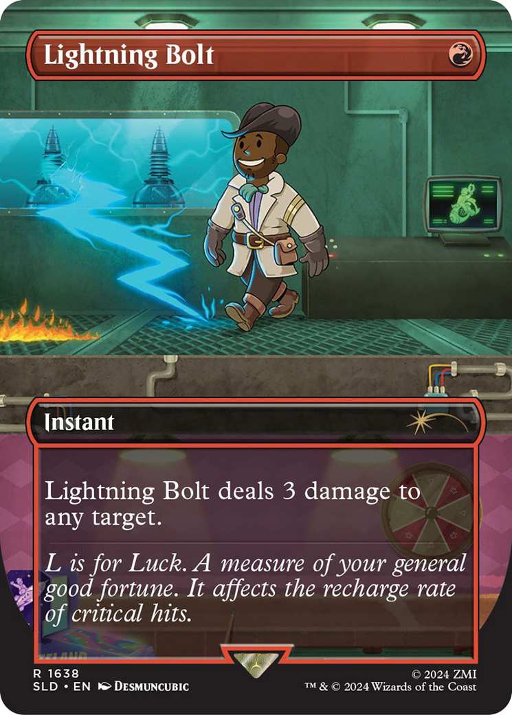 Lightning Bolt (1638) (Rainbow Foil) [Secret Lair Drop Series] | Galaxy Games LLC
