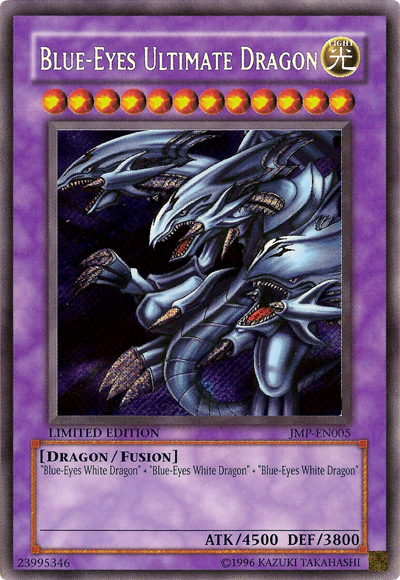 Blue-Eyes Ultimate Dragon [JMP-EN005] Secret Rare | Galaxy Games LLC