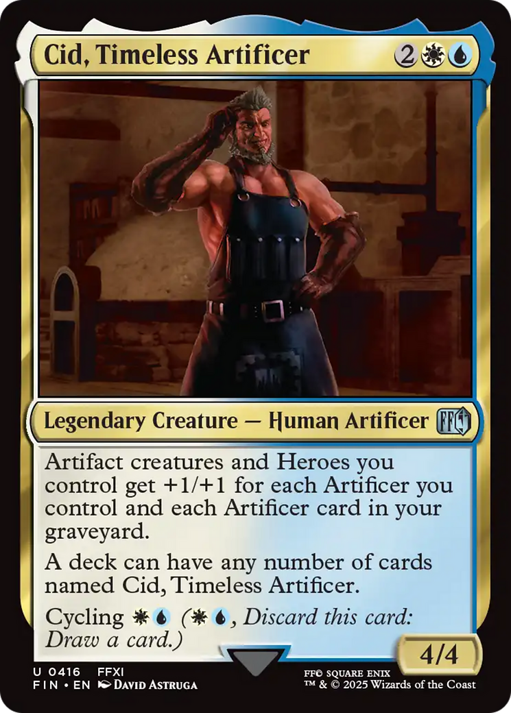Cid, Timeless Artificer (0416) [FINAL FANTASY] | Galaxy Games LLC