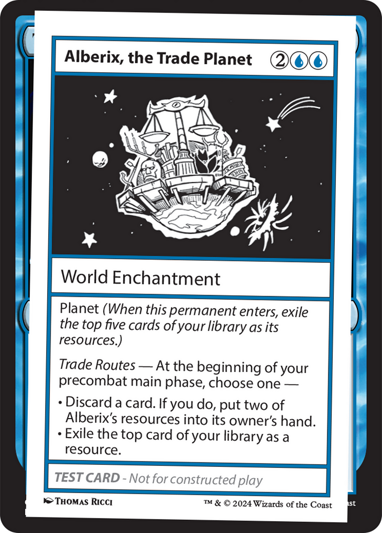 Alberix, the Trade Planet [Mystery Booster 2 Playtest Cards] | Galaxy Games LLC