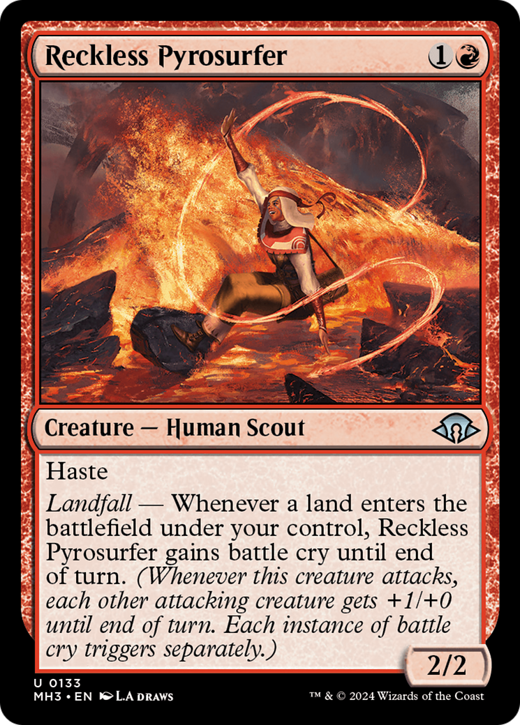 Reckless Pyrosurfer [Modern Horizons 3] | Galaxy Games LLC