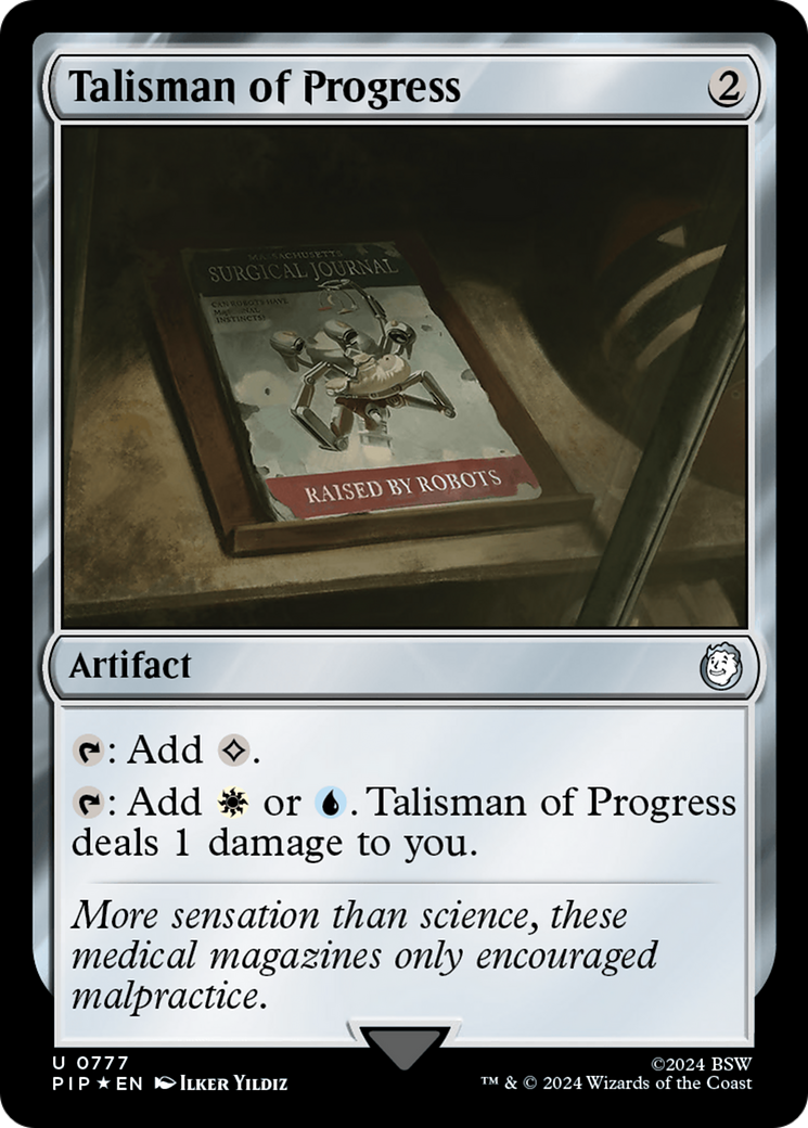 Talisman of Progress (Surge Foil) [Fallout] | Galaxy Games LLC